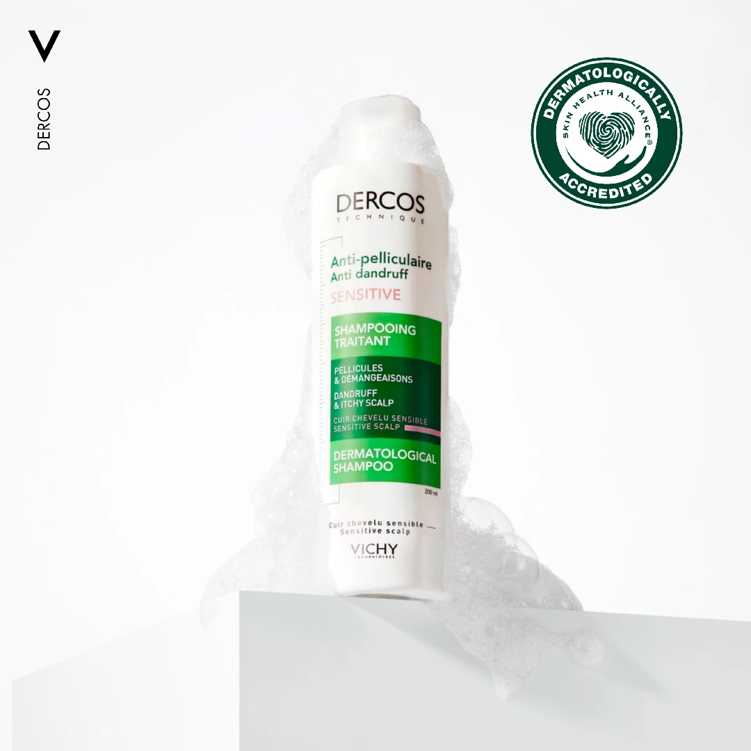 Vichy Dercos Anti-Dandruff Shampoo For Sensitive Scalp 200ml 4 Vichy Dercos Anti-Dandruff Shampoo For Sensitive Scalp 200ml - Image 2