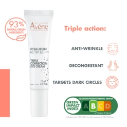 Avène Hyaluron Activ B3 Triple Correction Eye Care -Cosmetic Care Store 32827701532173