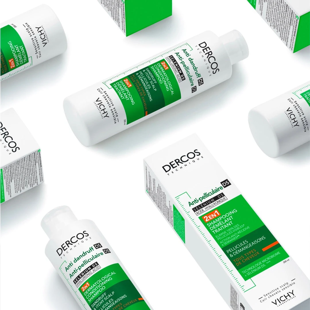 Vichy Dercos Anti-Dandruff 2in1 Dermatological Conditioning Shampoo 200ml 6 Vichy Dercos Anti-Dandruff 2in1 Dermatological Conditioning Shampoo 200ml - Image 4