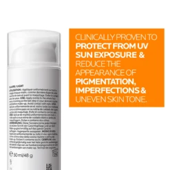 La Roche-Posay Anthelios Pigment Correct Sun Cream SPF 50 -Cosmetic Care Store 5 BACK OF PACK 3337875797764