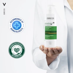 Vichy Dercos Anti-Dandruff Shampoo For Dry Hair 390ml -Cosmetic Care Store 6. DERM