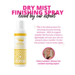 Skinny Tan Dry Mist Finishing Spray -Cosmetic Care Store Drymistfinishingsprayclareexpertadvice