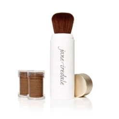 Jane Iredale Amazing Base Refillable Brush + 2 Refills -Cosmetic Care Store Jane Iredale Amazing Base Refillable Brush 2 refills Mahogany
