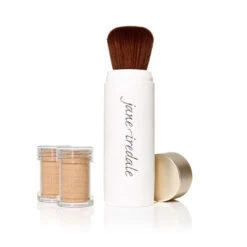 Jane Iredale Amazing Base Refillable Brush + 2 Refills -Cosmetic Care Store Jane Iredale Amazing Base Refillable Brush 2 refills Suntan