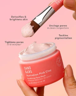 Sand & Sky Australian Pink Clay Porefining Face Mask -Cosmetic Care Store SS WEB APC MASK 3 1140x1440 crop center c90f5612 12ac 4964 a76a 59b6fa96f80c