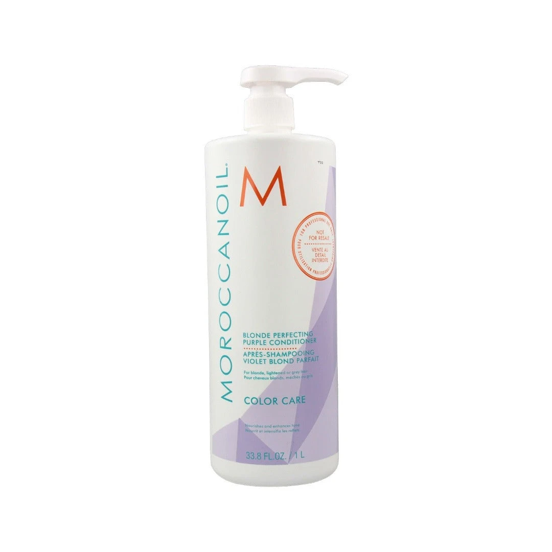 Moroccanoil Blonde Perfecting Purple Conditioner 1 Litre 3 Moroccanoil Blonde Perfecting Purple Conditioner 1 Litre