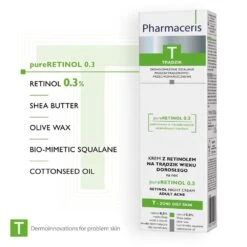 Pharmaceris T - Pure Retinol 0.3 Anti-Acne Retinol Night Cream 8 Pharmaceris T - Pure Retinol 0.3 Anti-Acne Retinol Night Cream -Cosmetic Care Store t pure 0 3 anti acne retinol night cream for adult acne 40ml p21852 95964 image