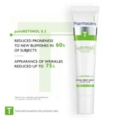 Pharmaceris T - Pure Retinol 0.3 Anti-Acne Retinol Night Cream 9 Pharmaceris T - Pure Retinol 0.3 Anti-Acne Retinol Night Cream -Cosmetic Care Store t pure 0 3 anti acne retinol night cream for adult acne 40ml p21852 95965 image